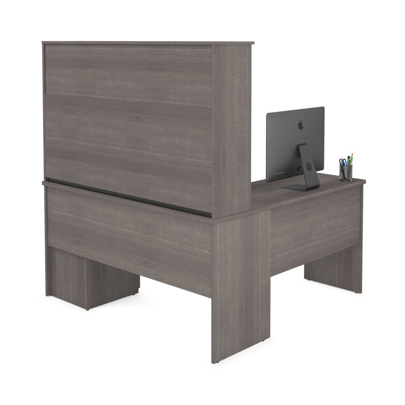 Symple Stuff Altha Reversible LShaped Desk with Hutch & Reviews